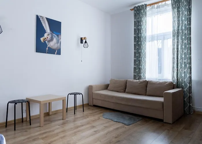 公寓 Victus Apartamenty, Happy Seagull 索波特